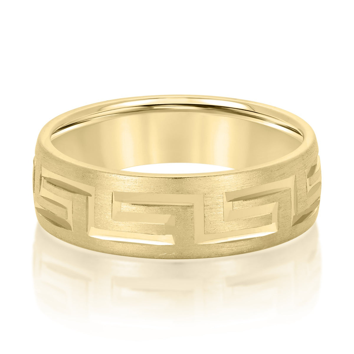 5mm-8mm Standard Weight Men's Gold Band