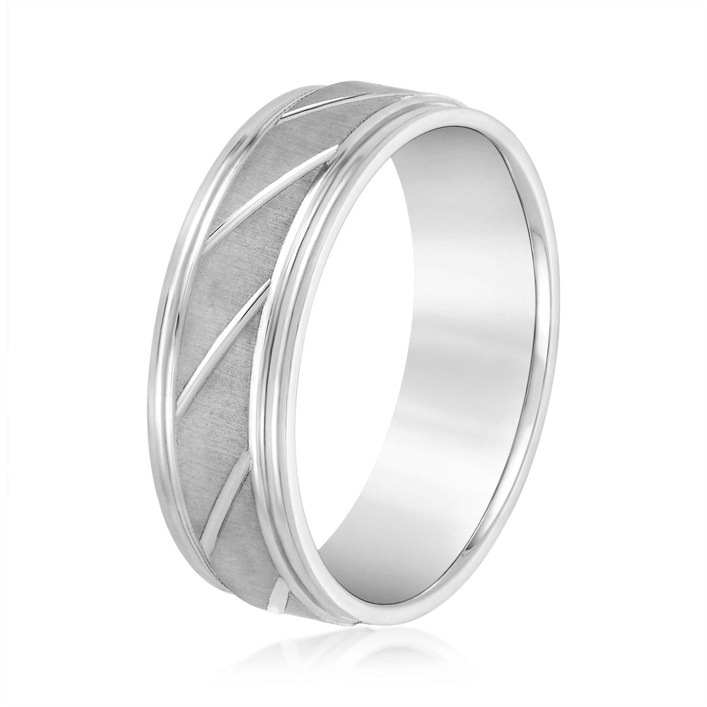 5mm-8mm Standard Weight Men's Gold Band