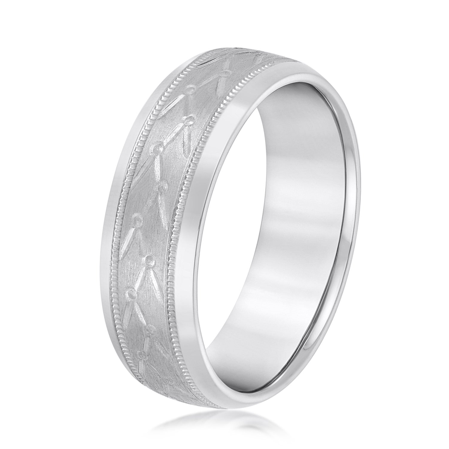 5mm-8mm Standard Weight Men's Gold Band