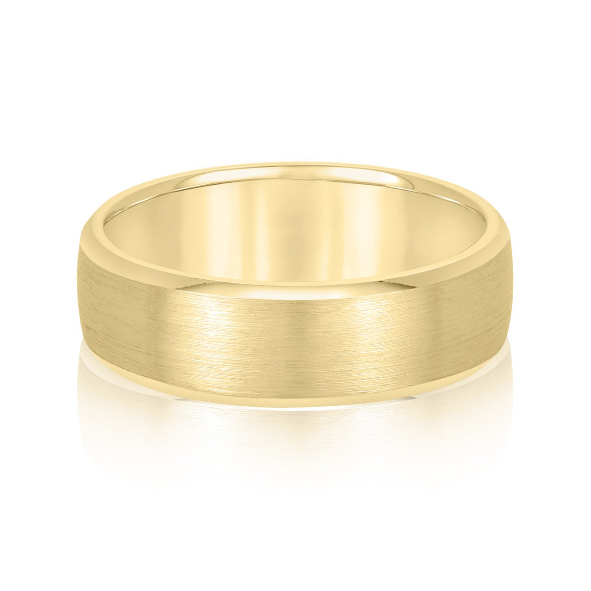 5mm-8mm Standard Weight Men's Gold Band