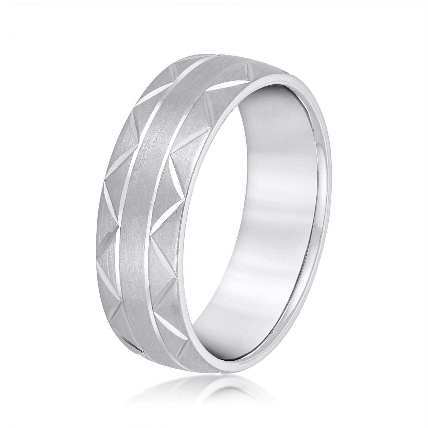 5mm-8mm Standard Weight Men's Gold Band