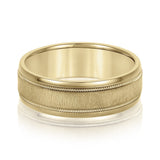 5mm-8mm Standard Weight Men's Gold Band