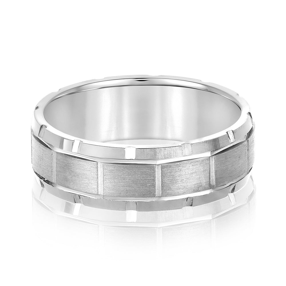 5mm-8mm Standard Weight Men's Gold Band