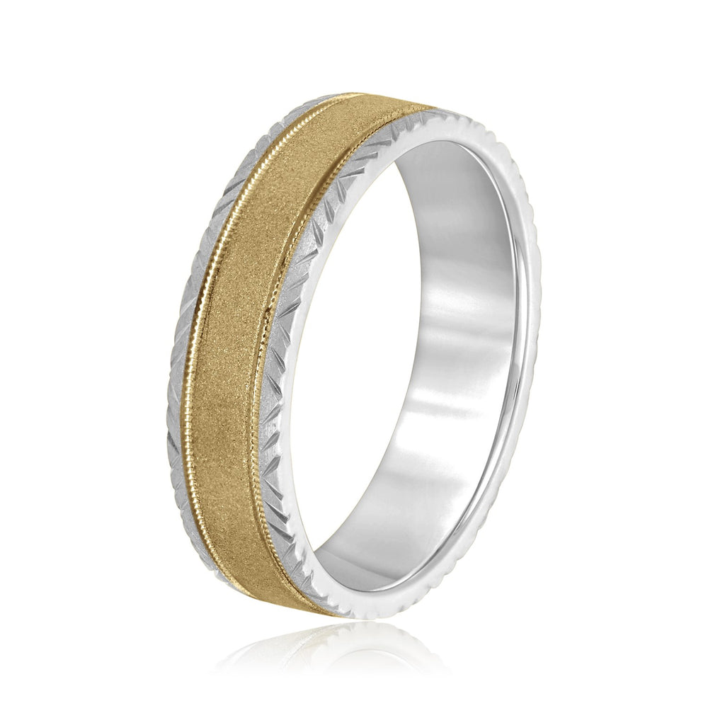 5mm-8mm Standard Weight Men's Gold Band
