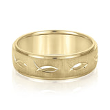 Bold Men's 5mm-8mm Classic Gold Band Signature