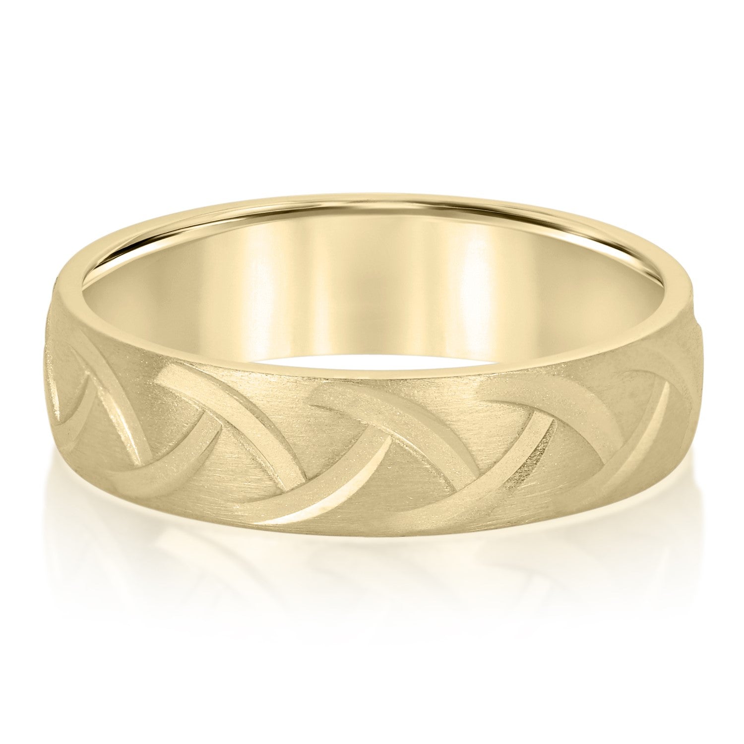 Classic Men's 5mm-8mm Classic Gold Band Delicate