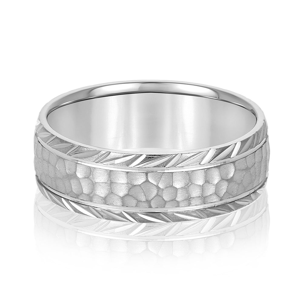 5mm-8mm Standard Weight Men's Gold Band