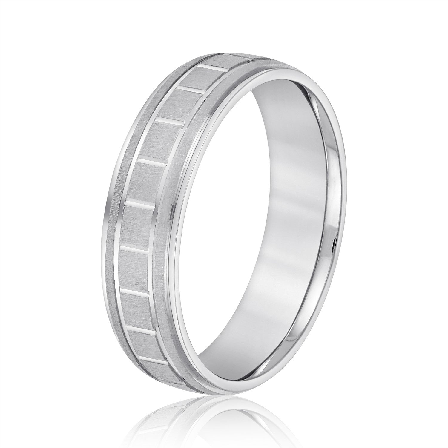 5mm-8mm Standard Weight Men's Gold Band