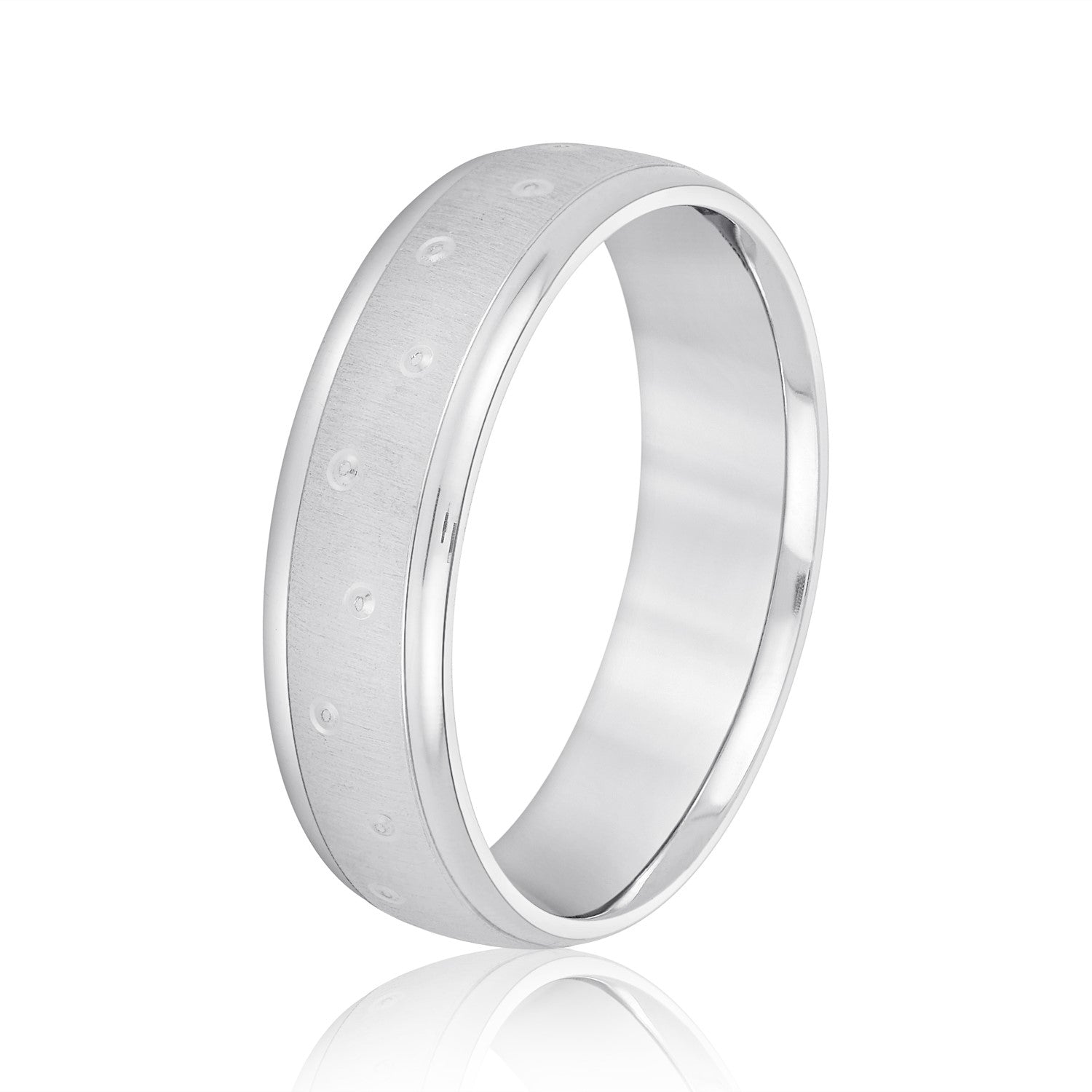 5mm-8mm Standard Weight Men's Gold Band