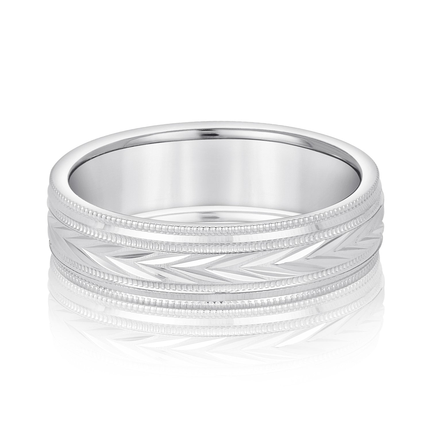 5mm-8mm Standard Weight Men's Gold Band