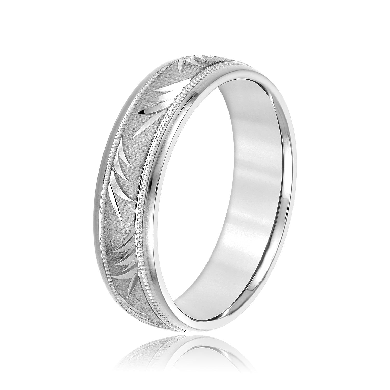 5mm-8mm Standard Weight Men's Gold Band