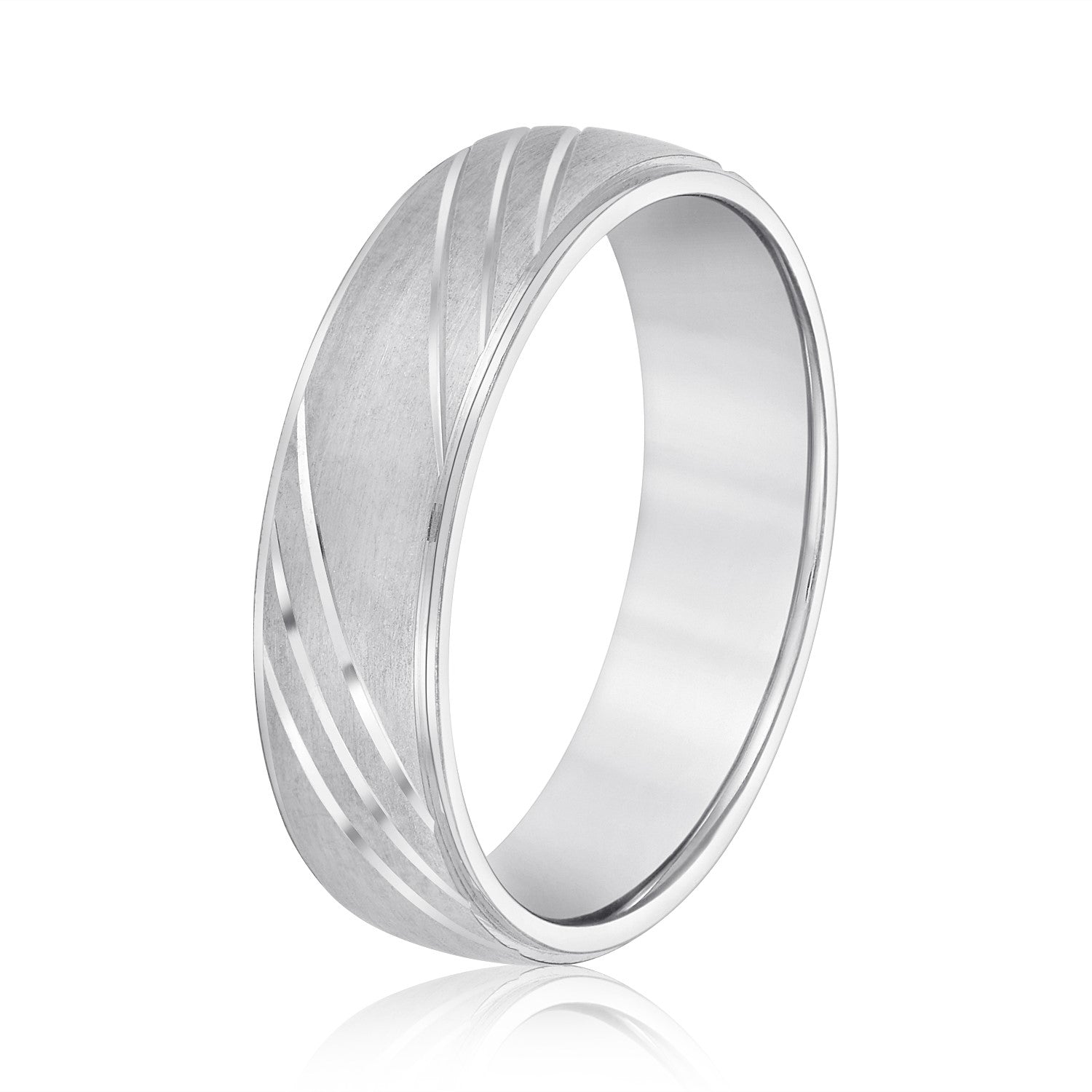 5mm-8mm Standard Weight Men's Gold Band