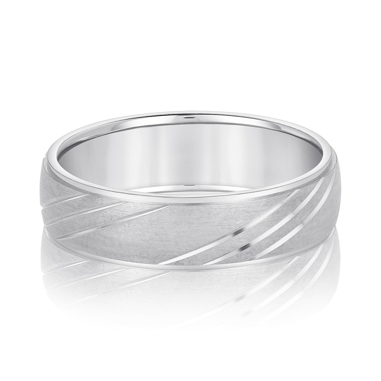 5mm-8mm Standard Weight Men's Gold Band