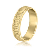 5mm-8mm Standard Weight Men's Gold Band