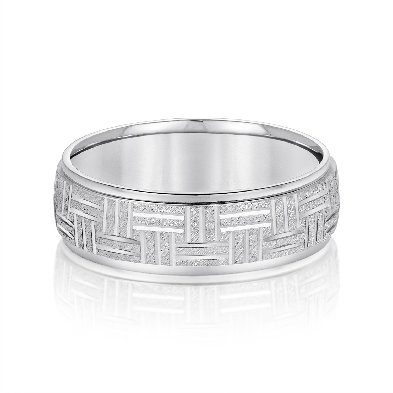 5mm-8mm Standard Weight Men's Gold Band