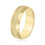 5mm-8mm Standard Weight Men's Gold Band