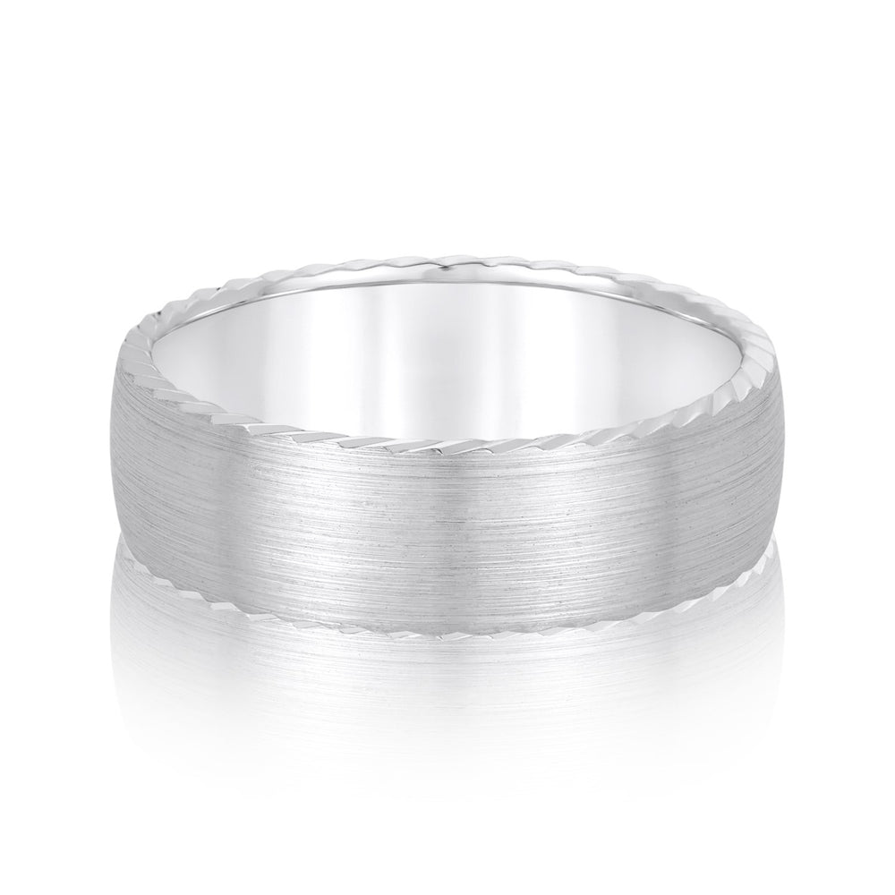 5mm-8mm Standard Weight Men's Gold Band