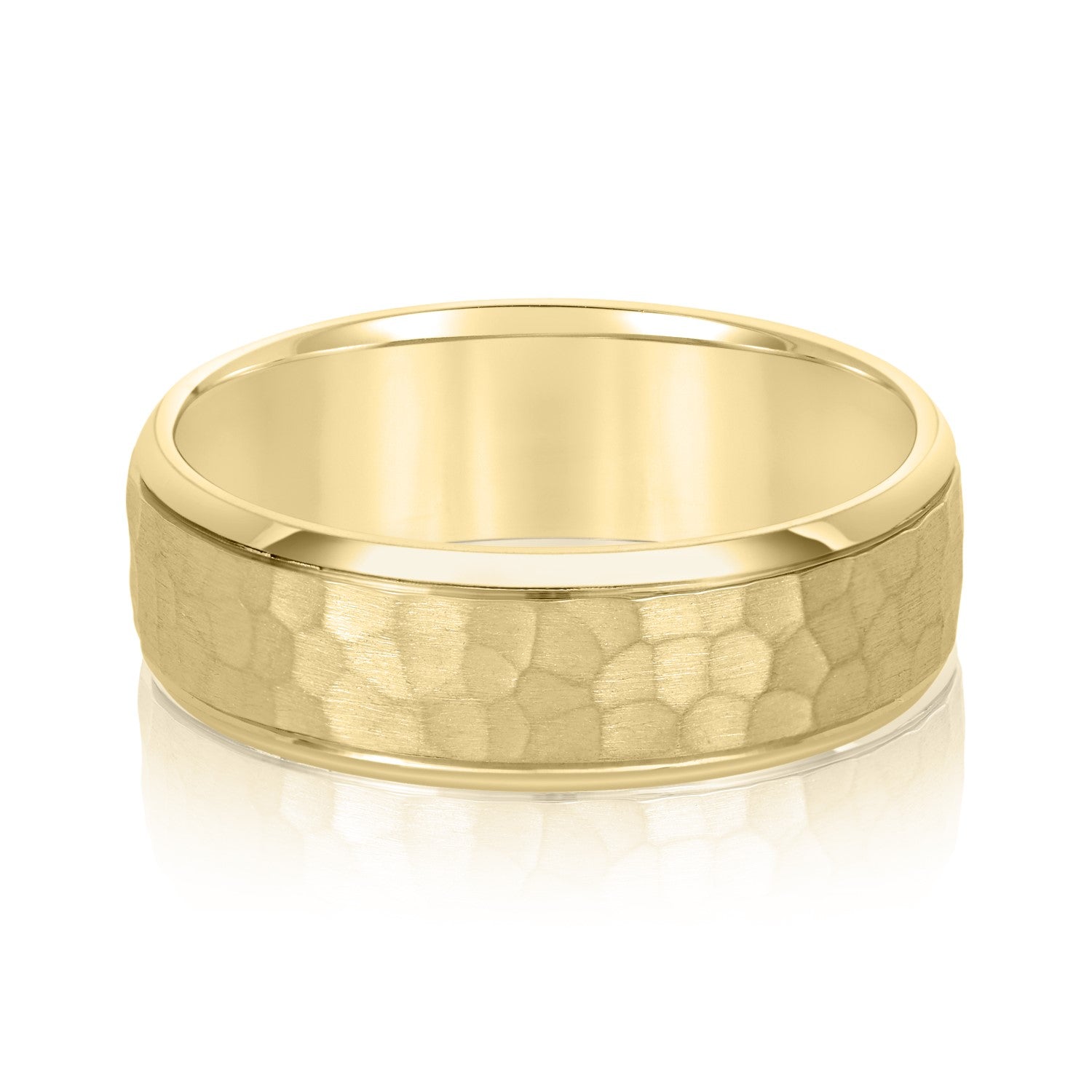 Bold Men's 5mm-8mm Classic Gold Band Artisan