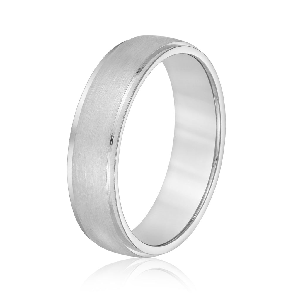 Bold Men's 5mm-8mm Carved Gold Band Set