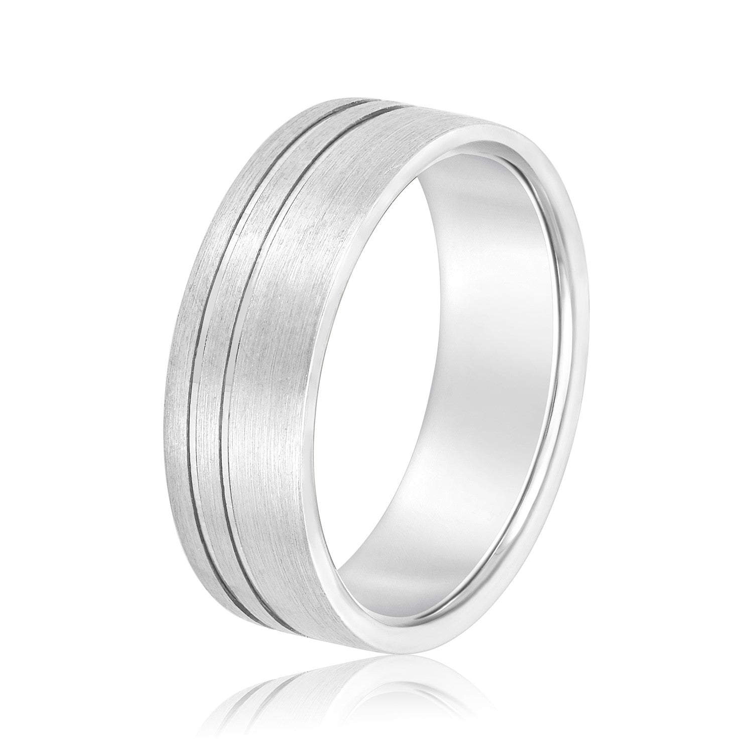 5mm-8mm Standard Weight Men's Gold Band