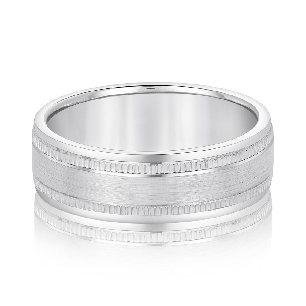 5mm-8mm Standard Weight Men's Gold Band