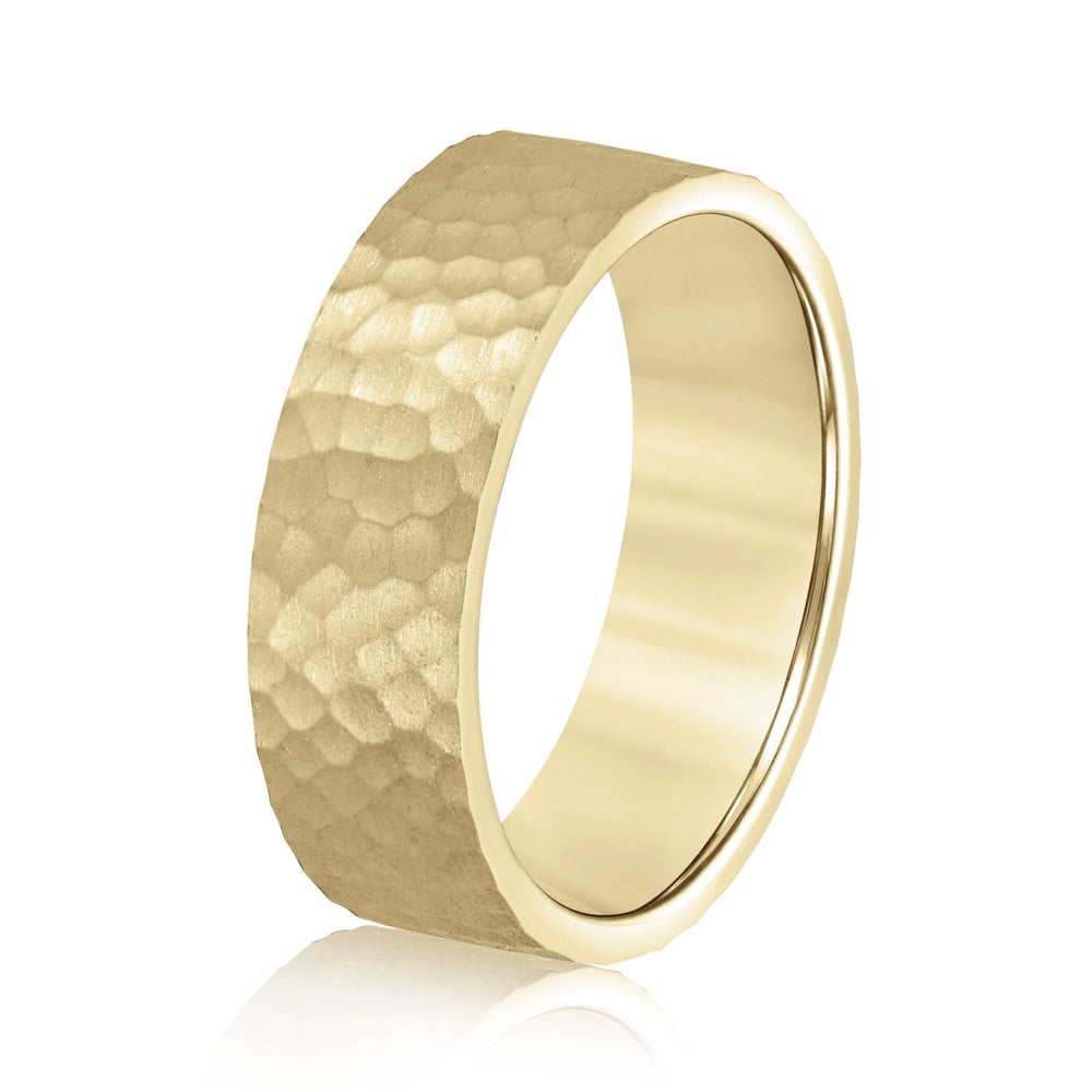 5mm-8mm Standard Weight Men's Gold Band