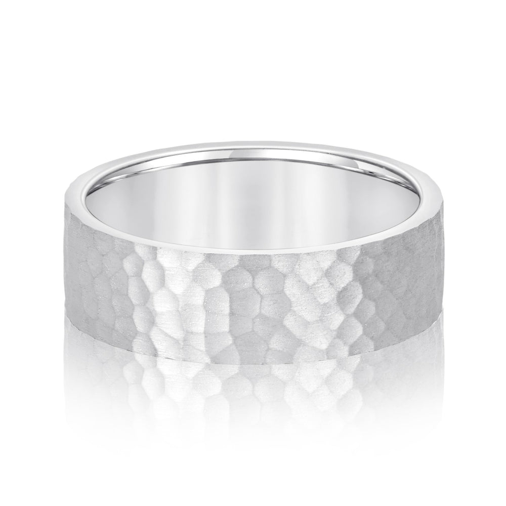 Slim Men's 5mm-8mm Classic Gold Band Contour