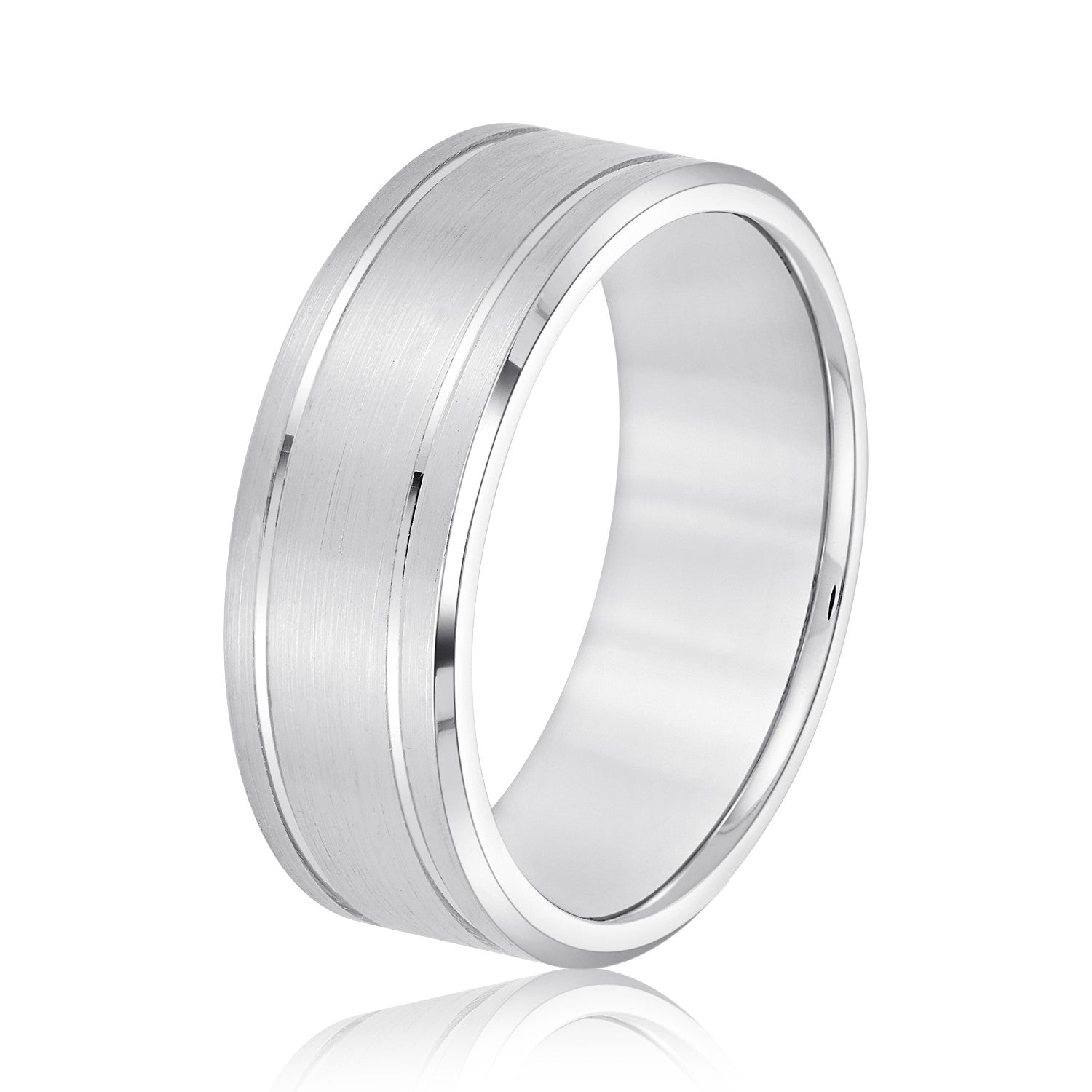 5mm-8mm Standard Weight Men's Gold Band