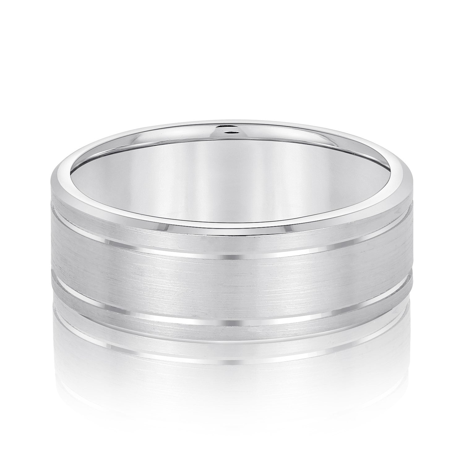 5mm-8mm Standard Weight Men's Gold Band
