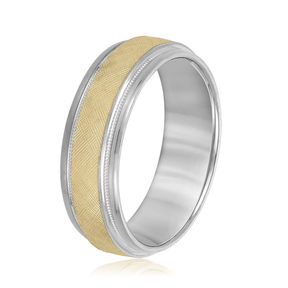 5mm-8mm Standard Weight Men's Gold Band