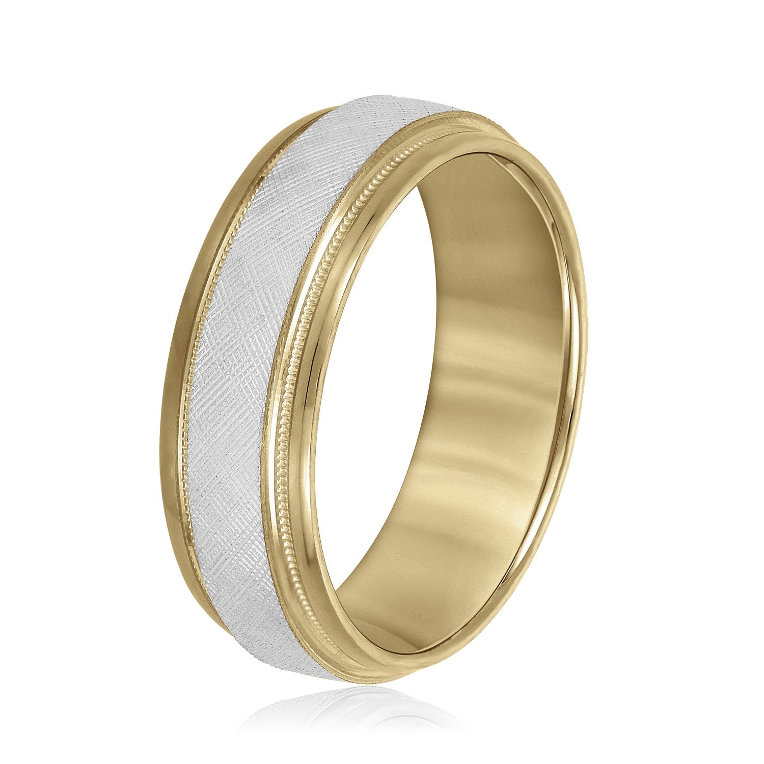 5mm-8mm Standard Weight Men's Gold Band