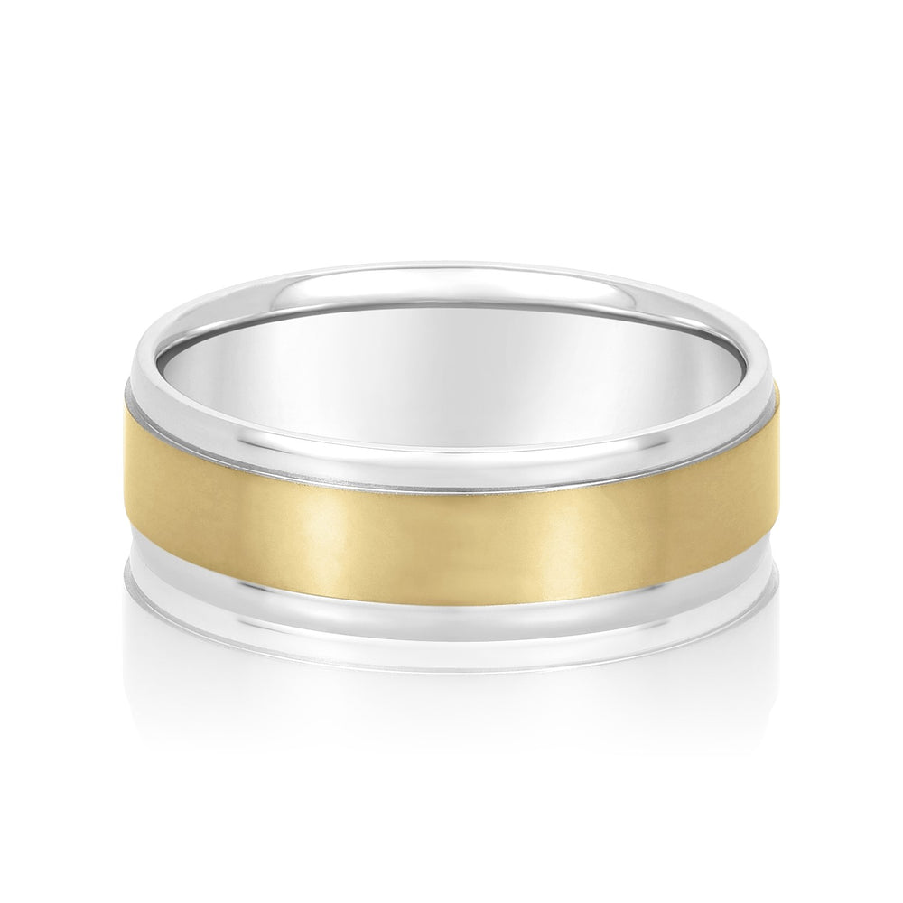 5mm-8mm Standard Weight Men's Gold Band