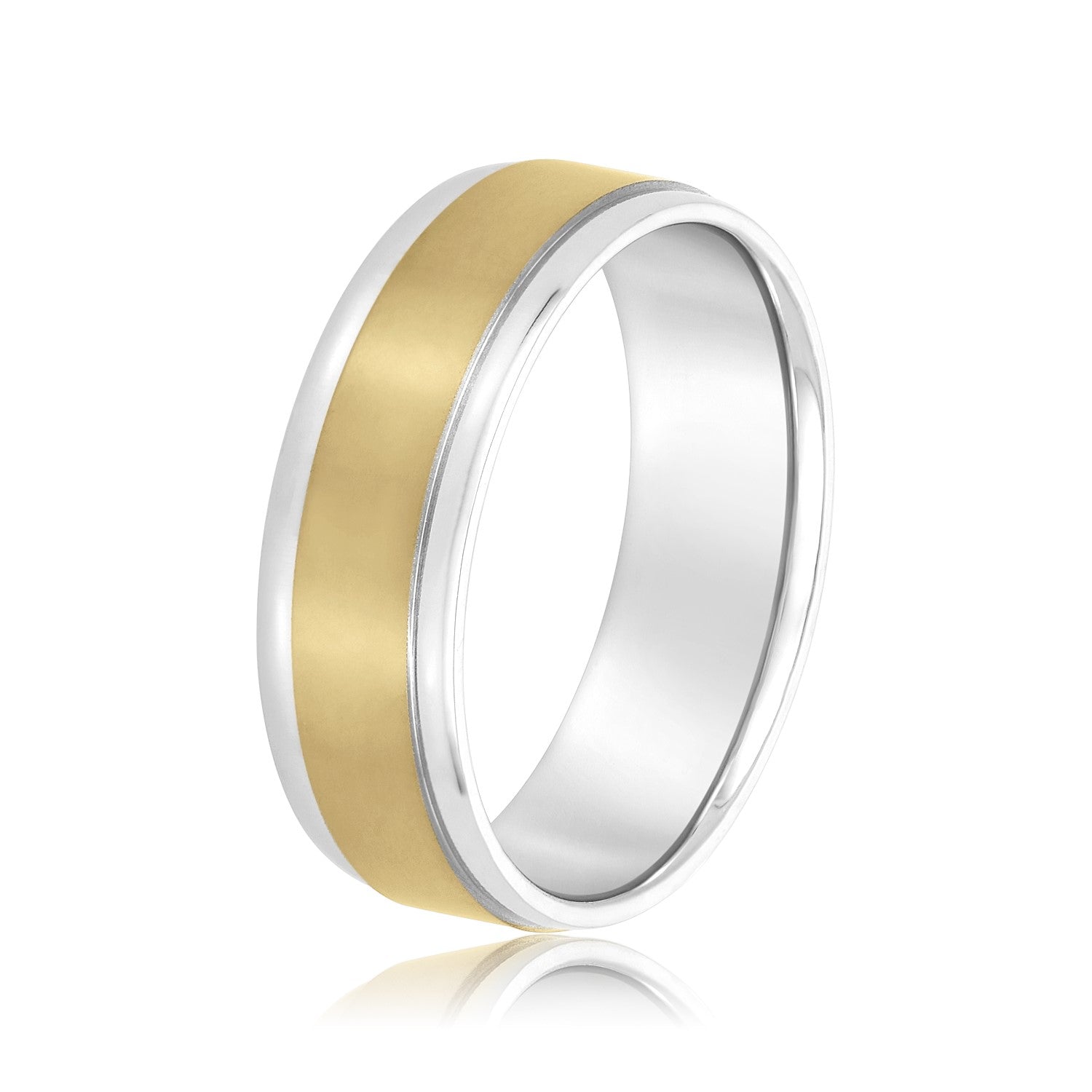 5mm-8mm Standard Weight Men's Gold Band