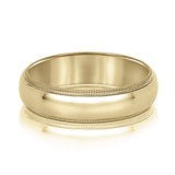 5mm-8mm Standard Weight Men's Gold Band