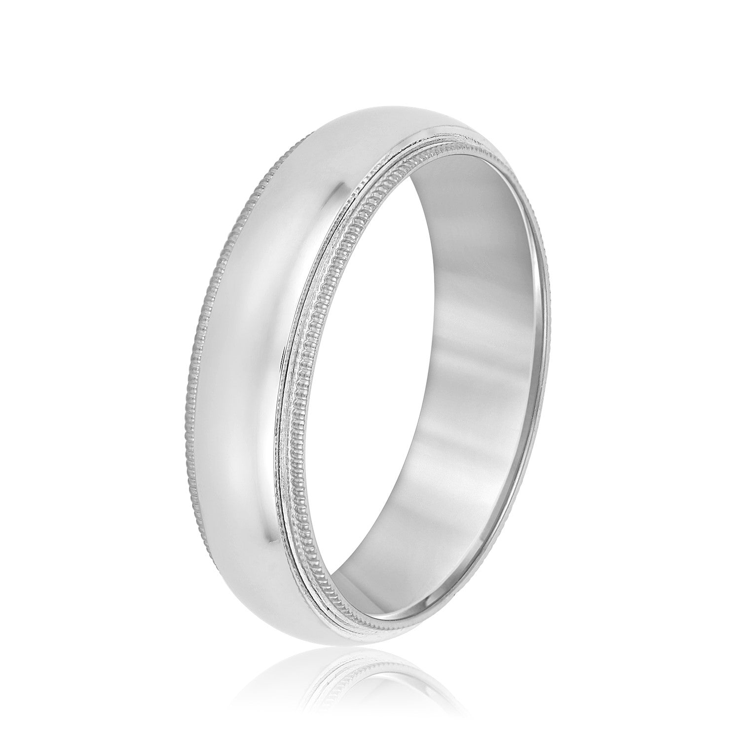 5mm-8mm Standard Weight Men's Gold Band