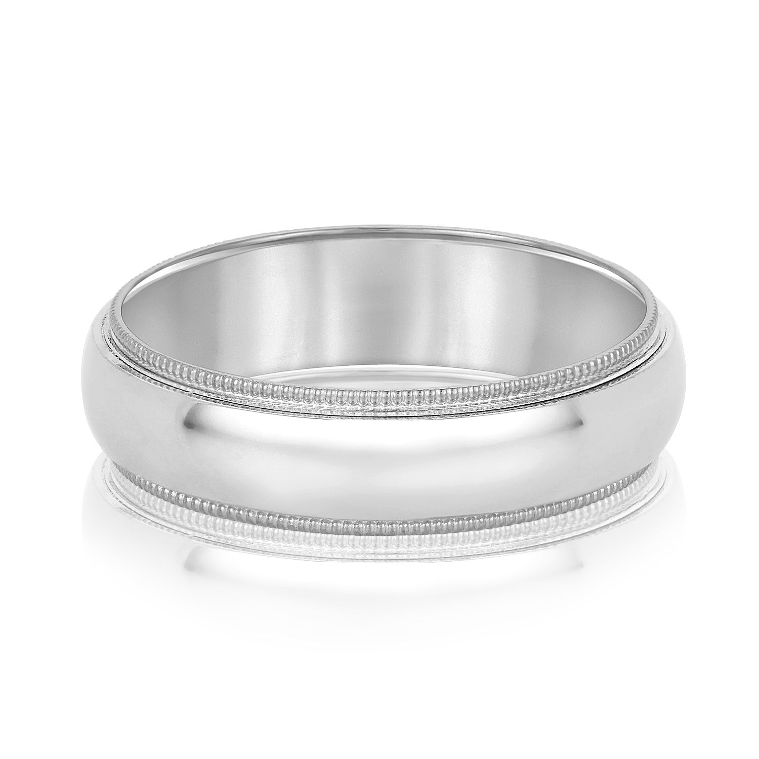5mm-8mm Standard Weight Men's Gold Band