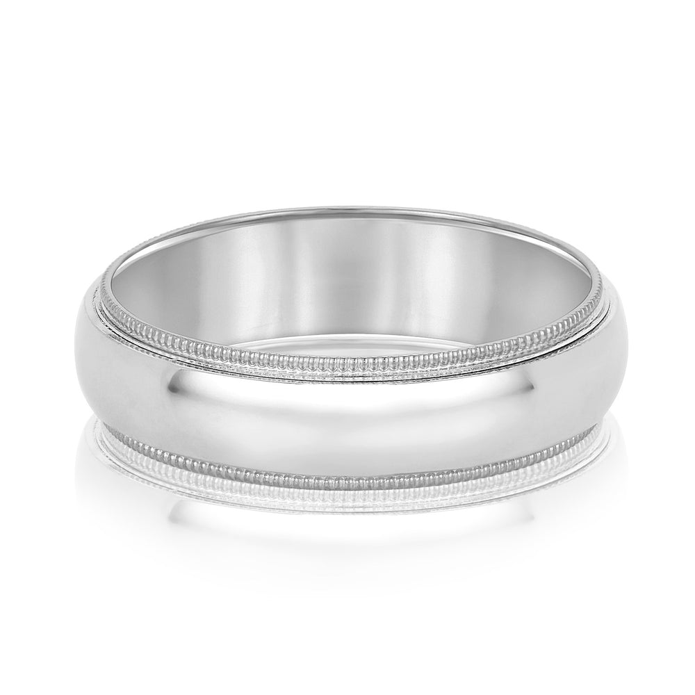 5mm-8mm Standard Weight Men's Gold Band