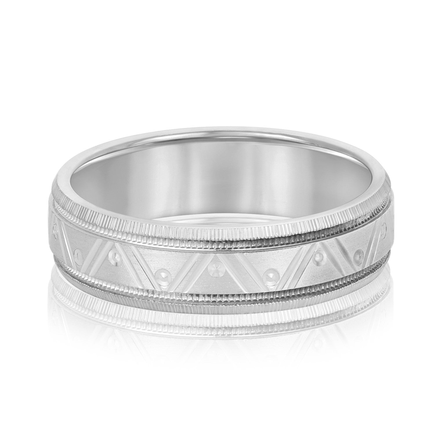 5mm-8mm Standard Weight Men's Gold Band