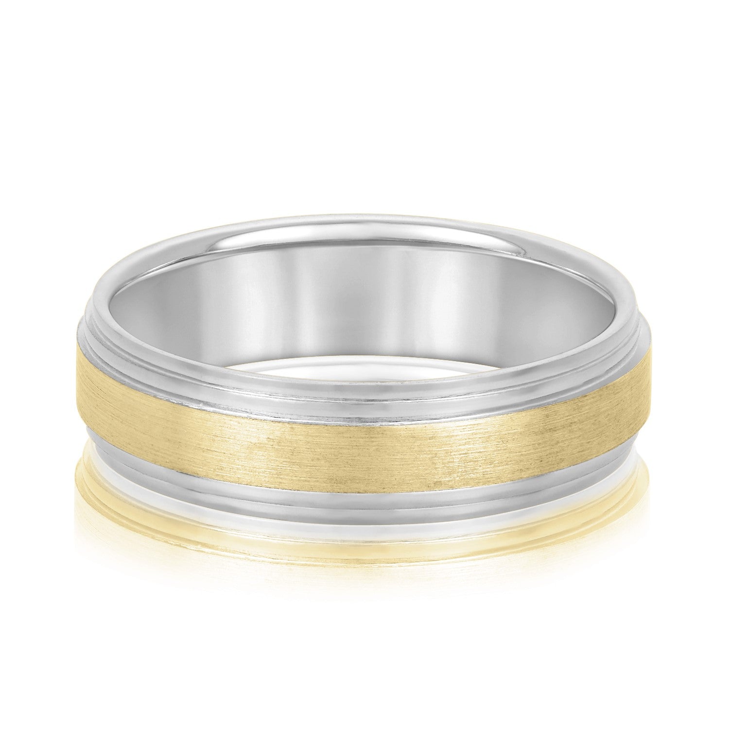 5mm-8mm Standard Weight Men's Gold Band