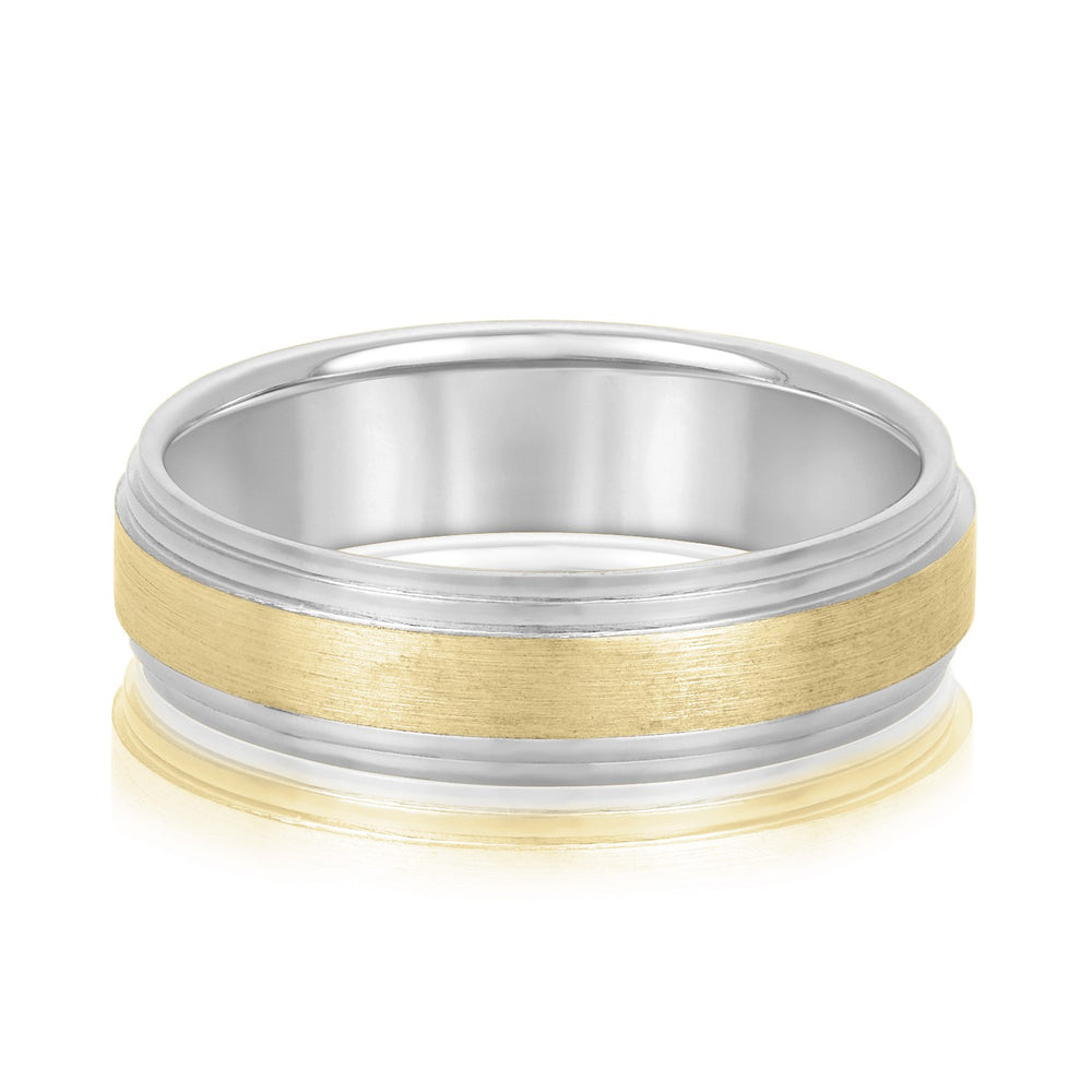 5mm-8mm Standard Weight Men's Gold Band
