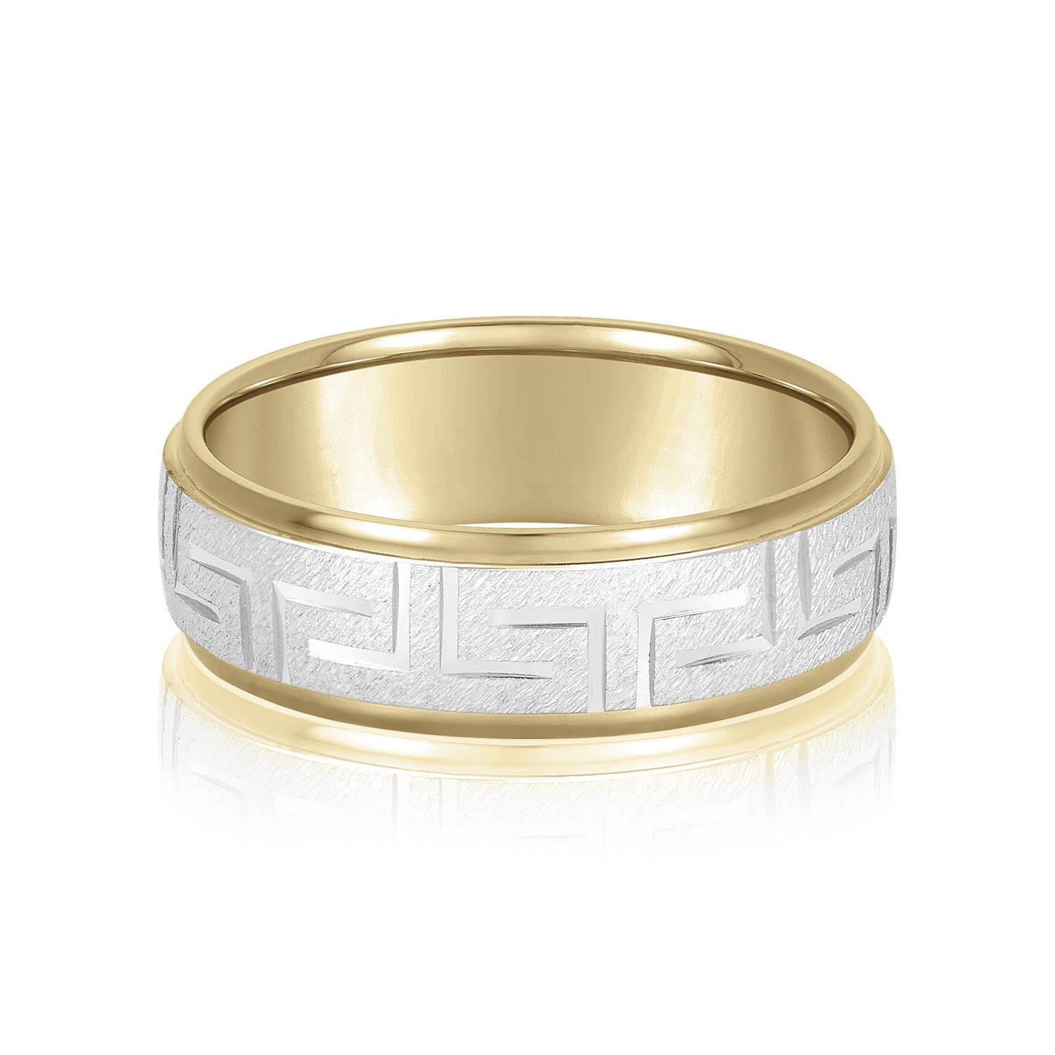 5mm-8mm Standard Weight Men's Gold Band