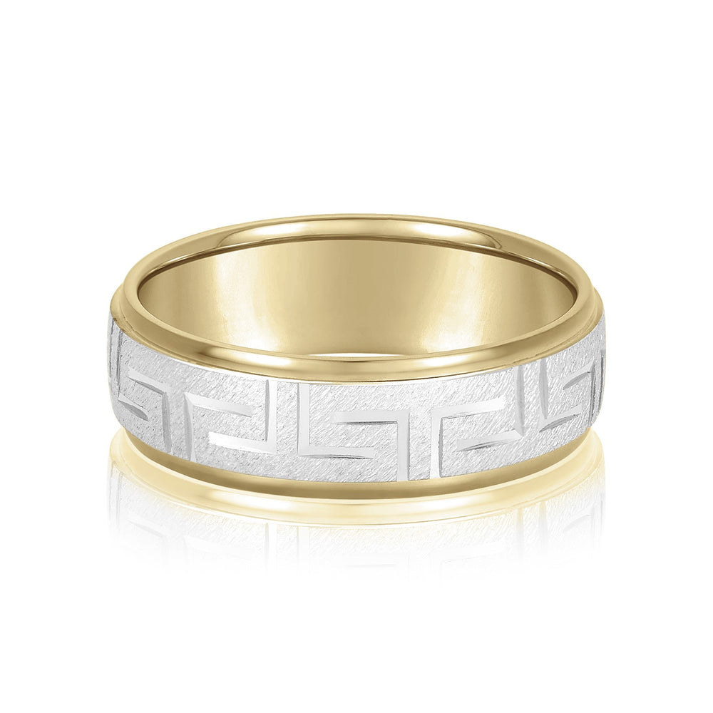 5mm-8mm Standard Weight Men's Gold Band