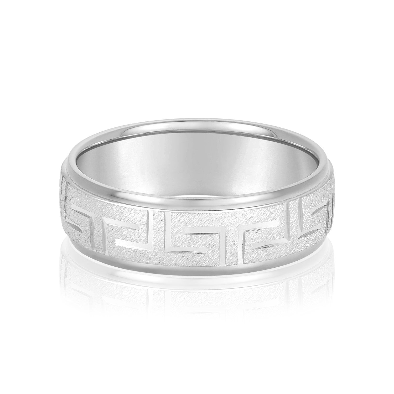 Slim Men's 5mm-8mm Classic Gold Band Smooth
