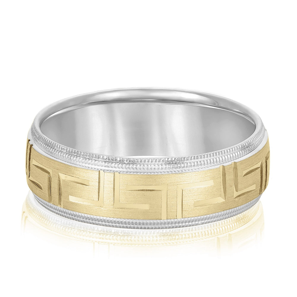 5mm-8mm Standard Weight Men's Gold Band