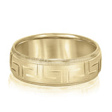5mm-8mm Standard Weight Men's Gold Band