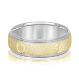 Slim Men's 5mm-8mm Classic Gold Band Bright