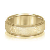 5mm-8mm Standard Weight Men's Gold Band
