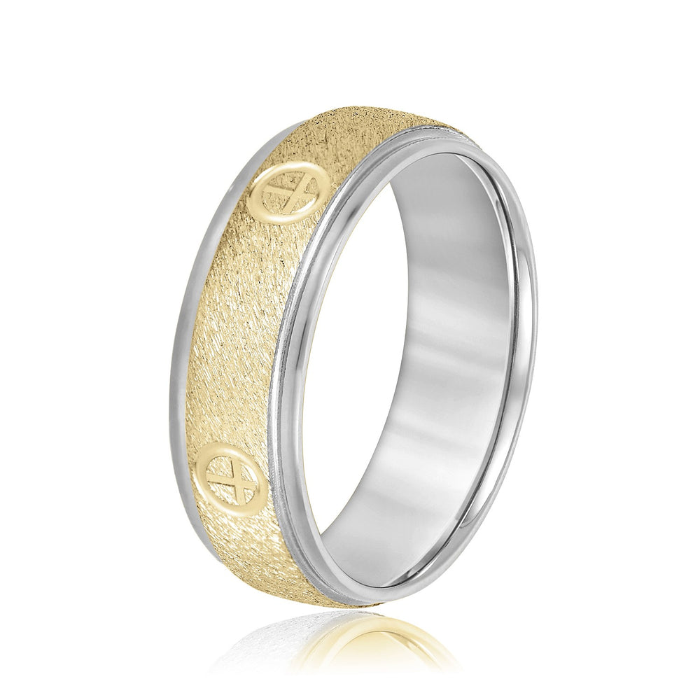 Bold Men's 5mm-8mm Classic Gold Band Bright