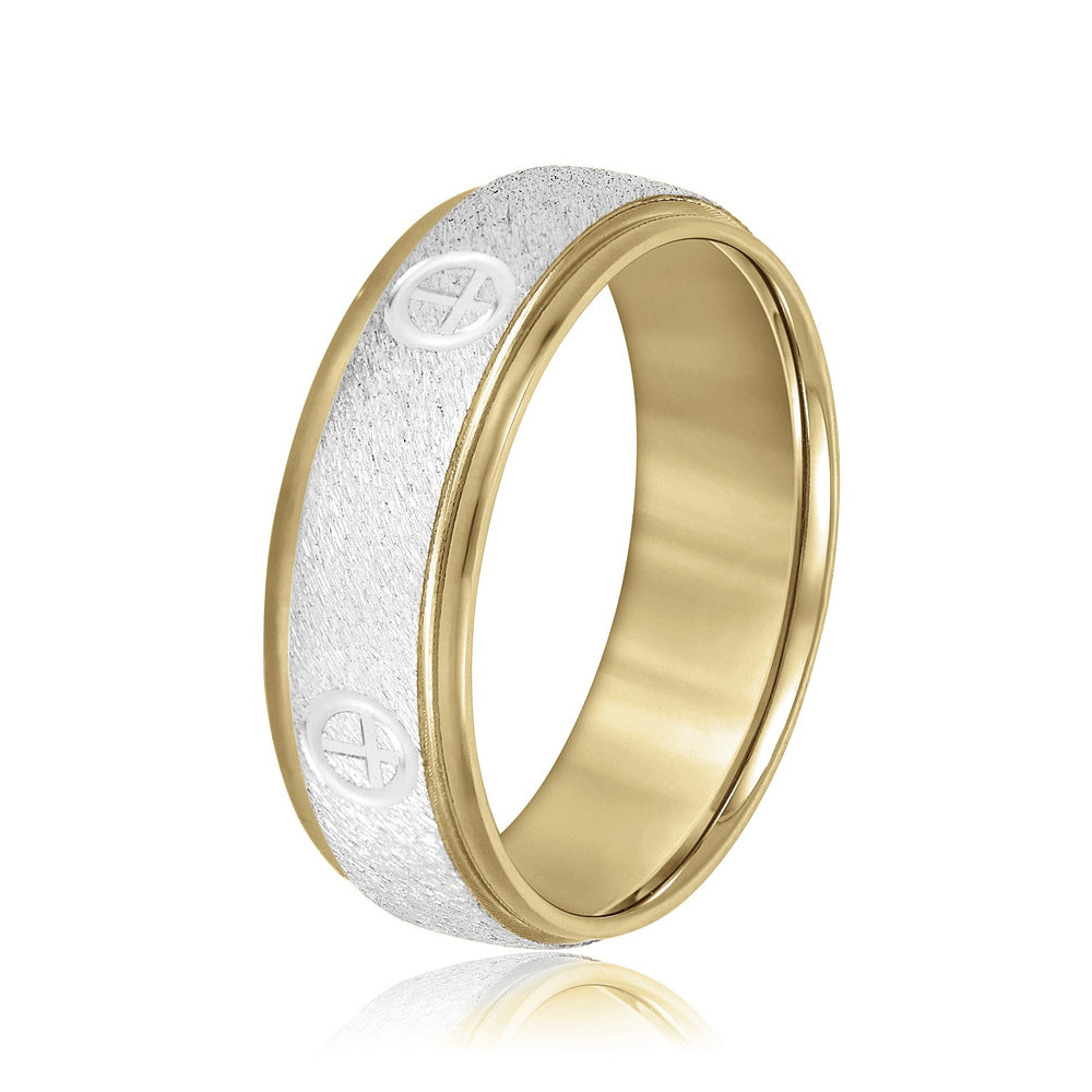 5mm-8mm Standard Weight Men's Gold Band
