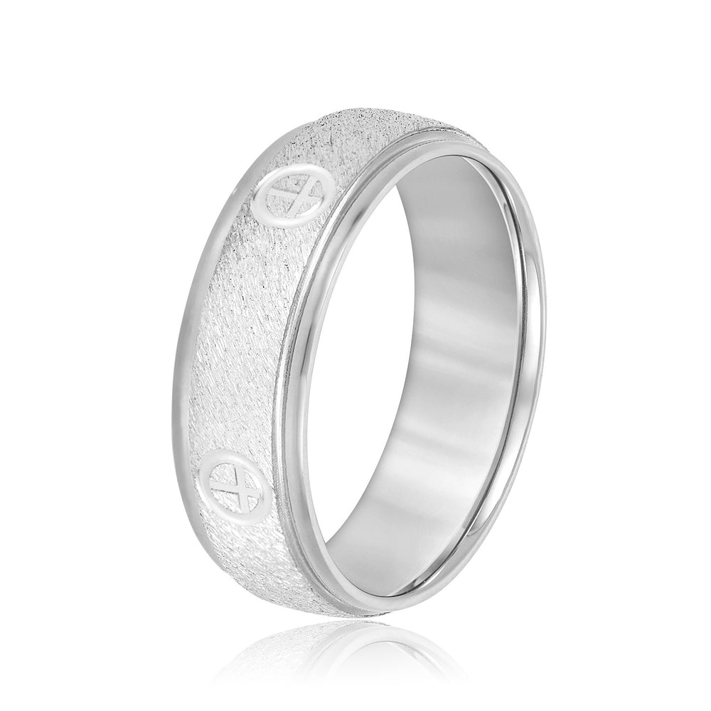 Slim Men's 5mm-8mm Classic Gold Band Bright